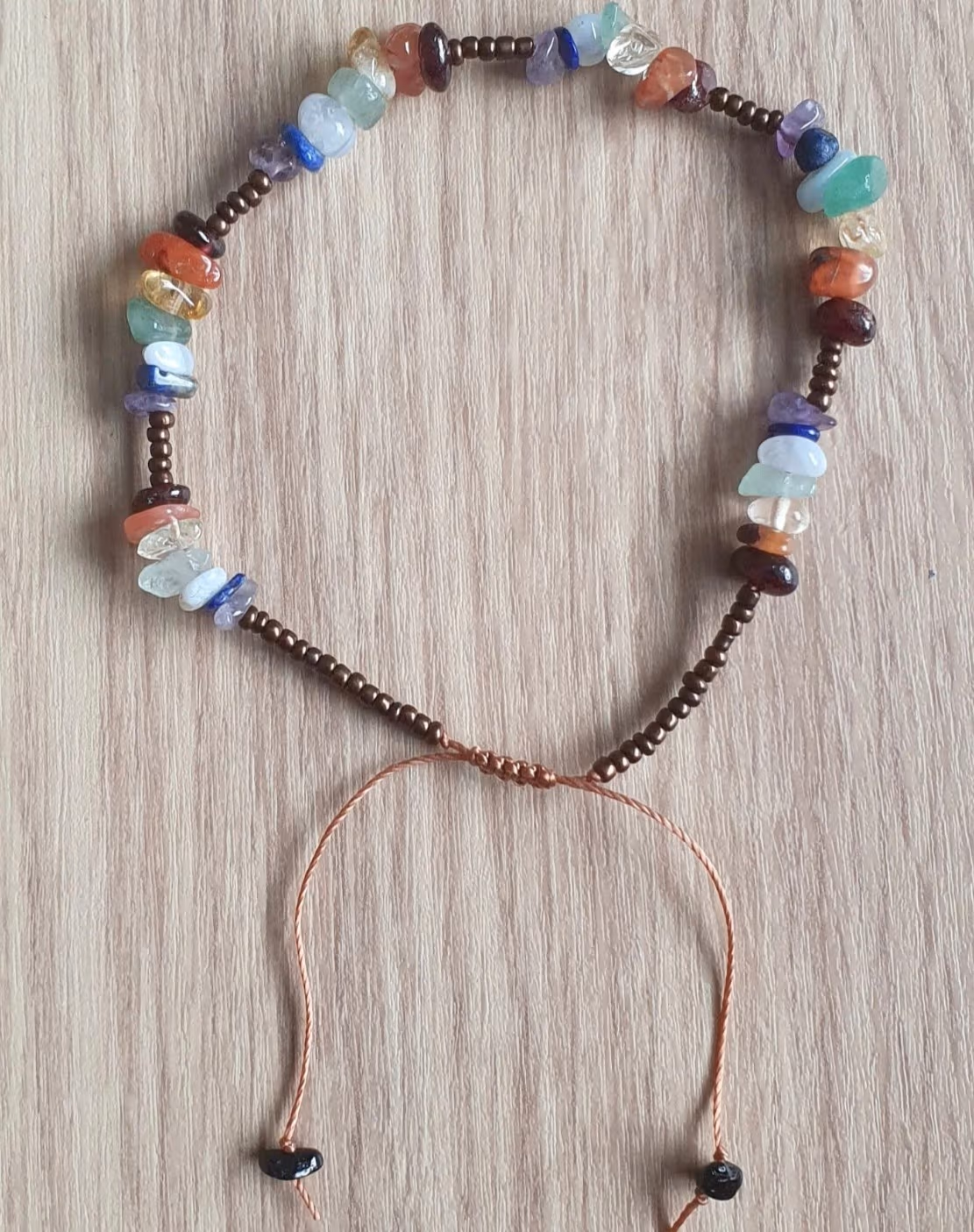 "Chakra Crystal Anklet"